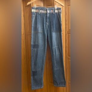 Pilcro and the Letterpress Carpenter Jeans With Embroidery 🧵 On Waistband